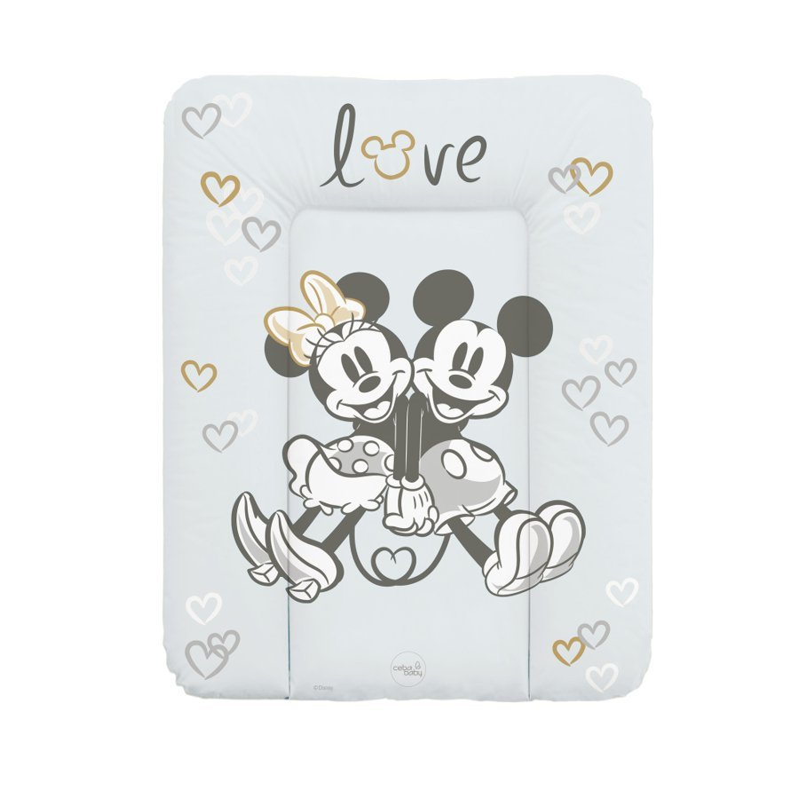 Preba�ovacia podlo�ka m�kk� 50x70 cm Minnie & Mickey siv�