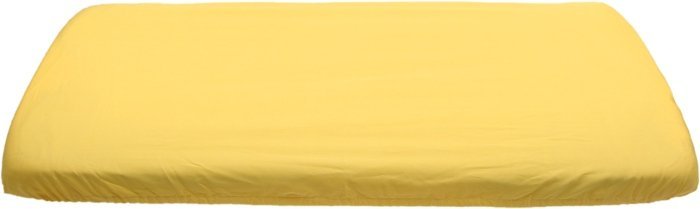 Žlutá bavlnìná plátìná plachta do kolébky 41 x 90 cm