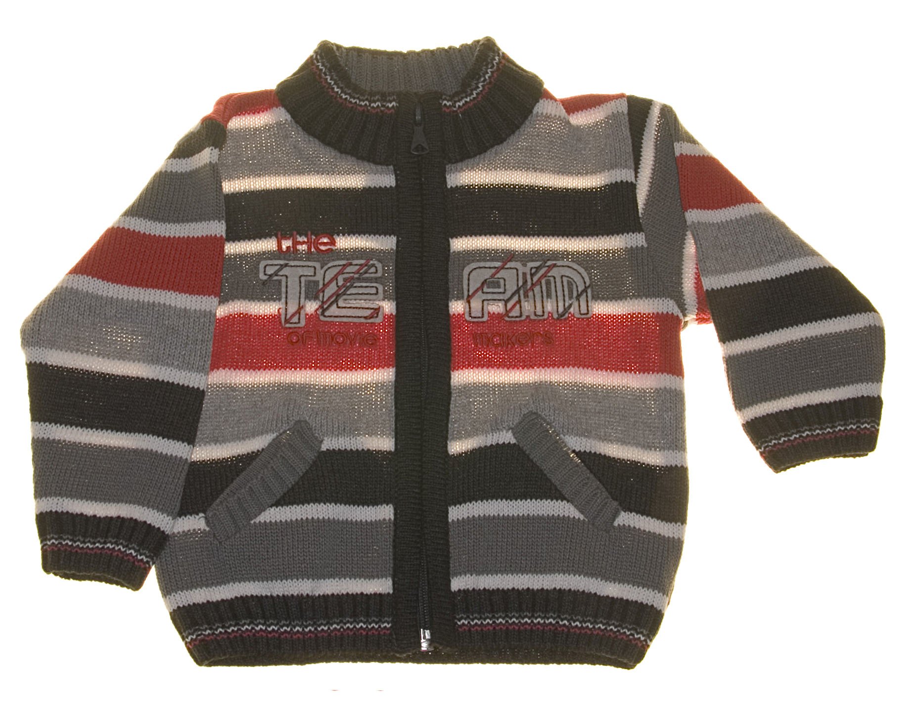Chlap�ensk� pleten� sveter �erven� NM-383 ve�. 92