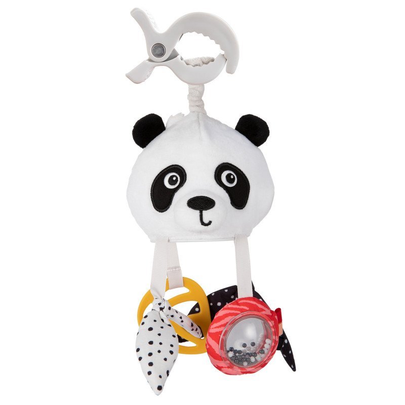 Senzorick� z�v�sn� cestovn� hra�ka PANDA s klipem BabiesBoo - zv��i� obr�zok