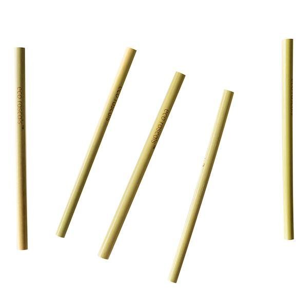Bambusov� slamky 5 ks - zv��i� obr�zok