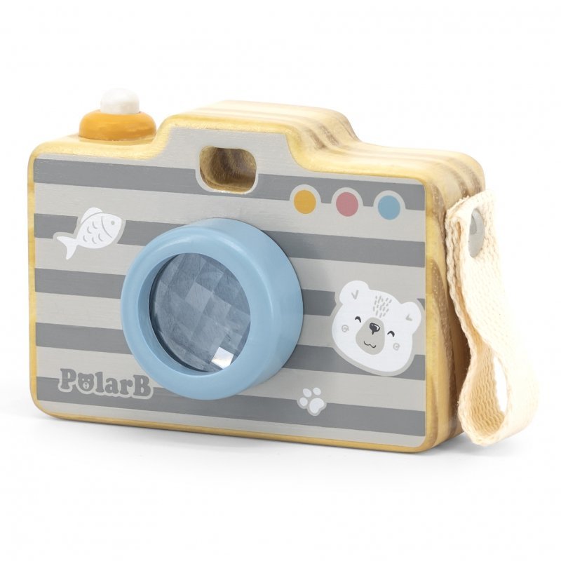 Edukaèná hraèka drevený fotoaparát PolarB - zväèši� obrázok