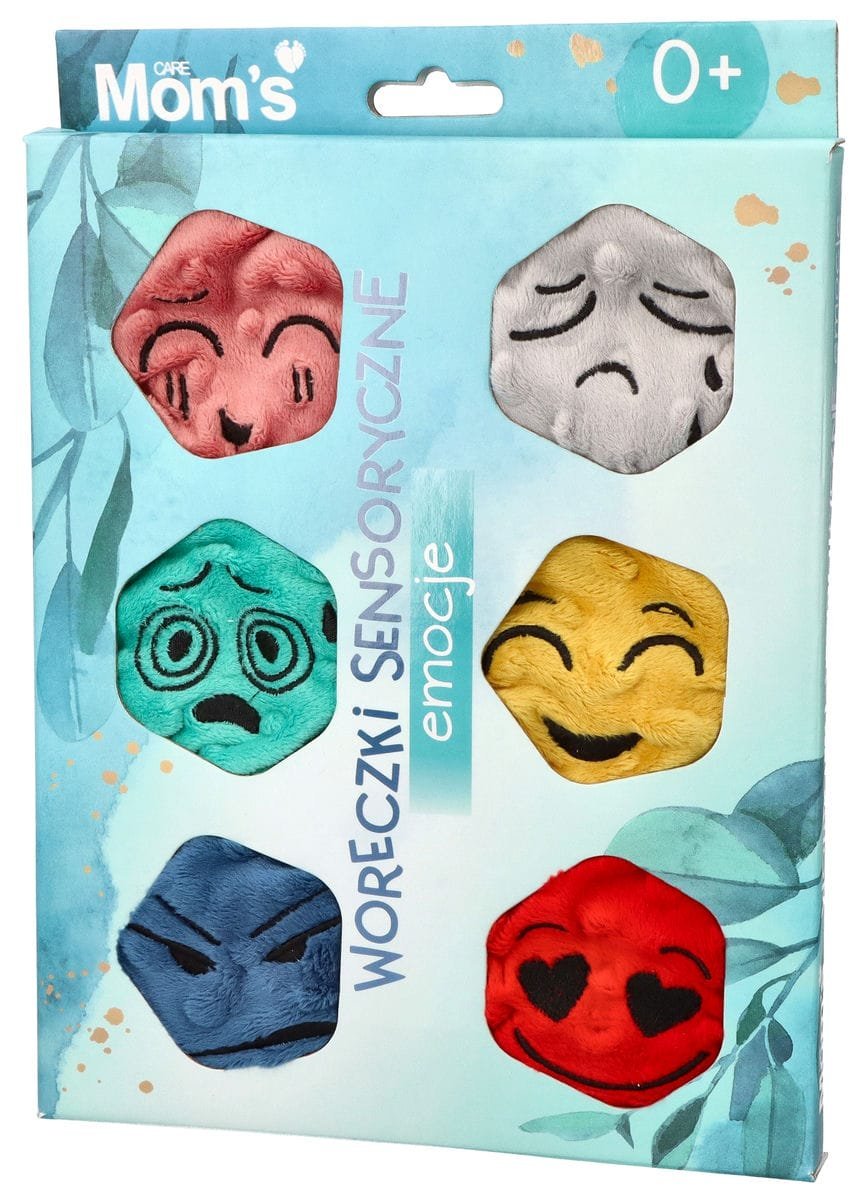 Gymnastické senzorické vankúšiky Hencz Toys Emotions 6 ks s výplòou - zväèši� obrázok